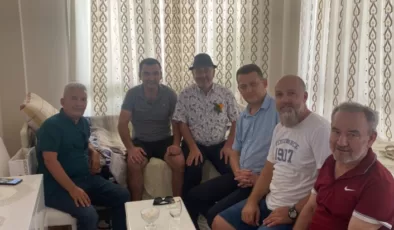 Kaymakam Ürkmezer’den muhtar Zafer Gürel’e ziyaret