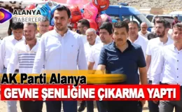AK Parti Alanya Gevne Şenliğine Çıkarma Yaptı