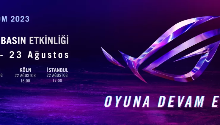 ASUS ROG, Gamescom 2023’te Yeni Ürünlerini Tanıtacak