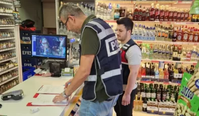 Alanya’da 5 tekel büfeye yasal işlem yapıldı