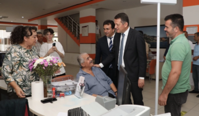 Kaymakam Ürkmezer’den Nüfus Müdürlüğü’ne ziyaret