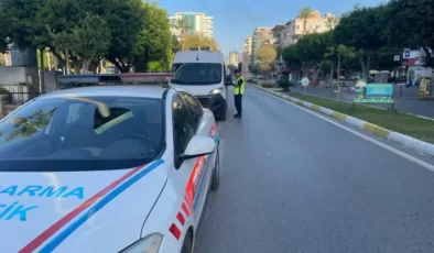 Alanya’da 16 araç trafikten men edildi