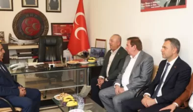 Çavuşoğlu’dan Sünbül’e ziyaret