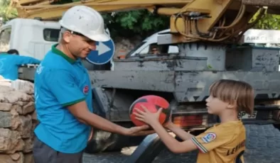 Alanya Belediyesi miniklerin isteğine anında yanıt verdi