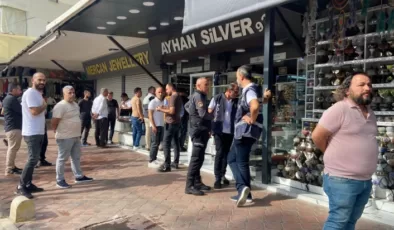 Alanya’da marka avukatı dükkana girince ortalık karıştı
