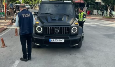 Alanya’da sürücülere ceza yağdı