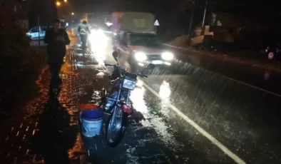 Alanya’da hafif ticari araç ile motosiklet çarpıştı: 1 yaralı