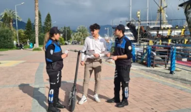 Alanya’da E-Scooter kullanıcıları bilgilendirildi