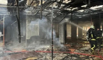 Alanya’da korkutan yangın