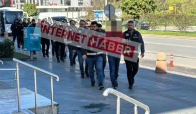 Alanya’da yakalanan suç örgütü lideri adliyeye sevk edildi