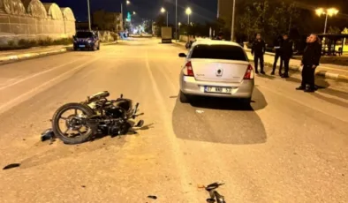 Alanya’da motosiklet ile otomobil çarpıştı: 1 yaralı