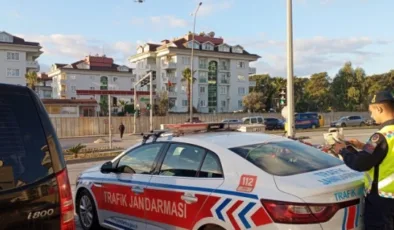 Alanya’da sürücülere havadan ceza yağdı