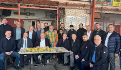 Şahin, Alanya hal esnafıyla buluştu