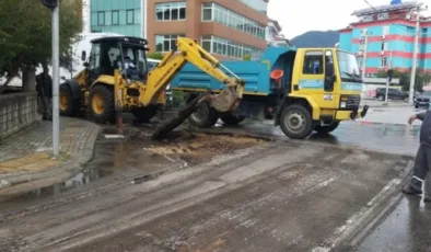 Alanya Belediyesi asfalt çalışmalarına devam ediyor