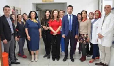 Alanya’da sağlık çalışanları unutulmadı