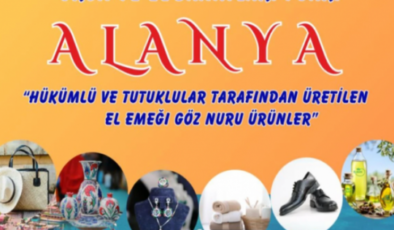 Alanya’da hükümlülerin ürettiği eserler görücüye çıkacak