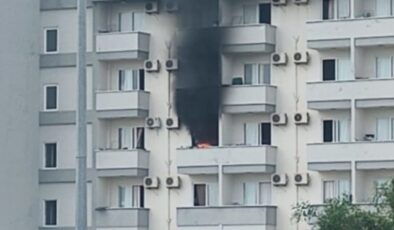 Alanya´da otel lojmanında çıkan yangında 9 çalışan dumandan etkilendi