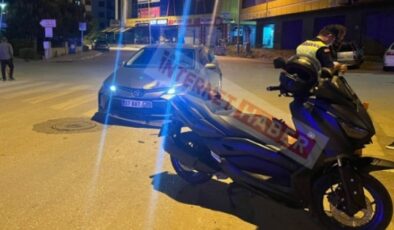 Alanya’da otomobil ile motosiklet çarpıştı: 1 yaralı