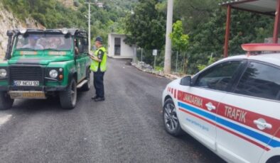 Alanya’da safari araçları denetlendi
