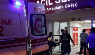 Alanya’da asfalta savrulan motosiklette sürücü ağır yaralandı