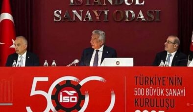 İSO 500 açıklandı: Türkiye’de sanayinin şampiyonları belli oldu