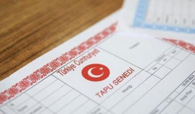 Tapu harcı geliri yılın ilk yarısında yüzde 28,5 arttı