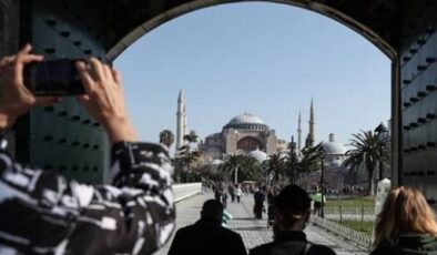 Türkiye’ye gelen yabancı ziyaretçi sayısı açıklandı