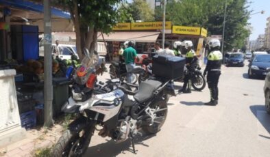 Alanya’da kurallara uymayan motosiklet sürücülerine ceza yağdı