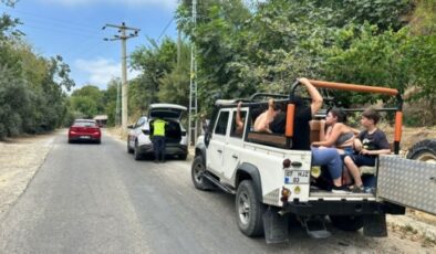 Alanya’da kurallara uymayan safari araçlarına ceza