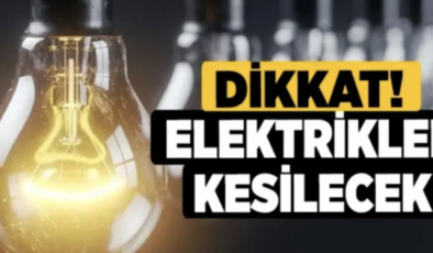 Alanya’da elektrikler gidecek