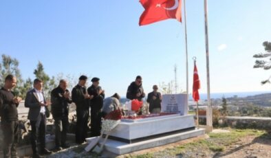 Kaymakam Ürkmezer’den şehit Aras’ın baba ocağına ziyaret