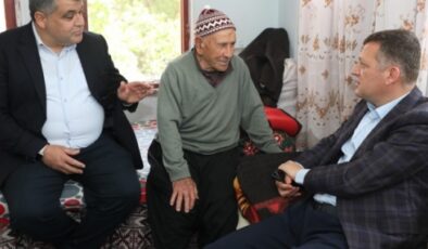Kaymakam Ürkmezer ev ziyaretlerine devam ediyor