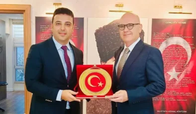 Başsavcı Celal Tekin’den Başsavcı Korkmaz’a VEDA ZİYARETİ